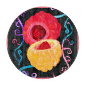 Planche À Découper Conception de fruits néon tropicaux dynamiques (Devant)