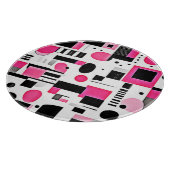 Planche À Découper Conception de géométrie rose Art Pop (Coin)