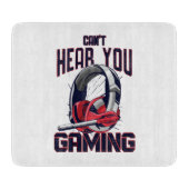 Planche À Découper Conception de jeux avec casque (Devant)