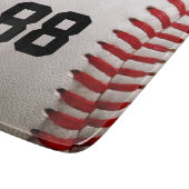 Planche À Découper Conception de joueur de baseball avec numéro de ma (Coin)
