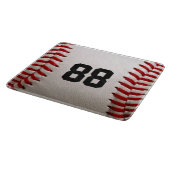 Planche À Découper Conception de joueur de baseball avec numéro de ma (Coin)