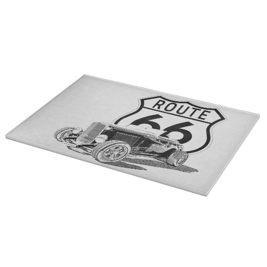 Planche À Découper Conception de la route 66 (Coin)