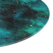 Planche À Découper Conception de la série Galaxie sarcelle 1 (Coin)