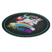 Planche À Découper Conception de licorne arc-en-ciel Catch (Coin)