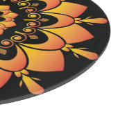 Planche À Découper Conception de mandala unique doré (Coin)