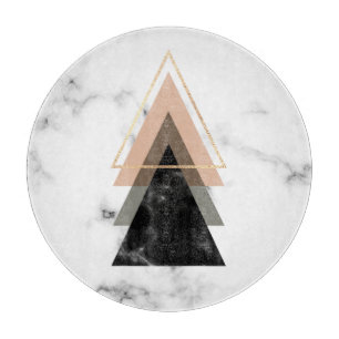 Planche À Découper Conception de marbre en pastel d'impression