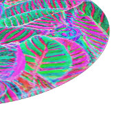 Planche À Découper Conception de Motif de feuille vif (Coin)