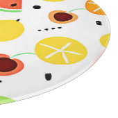 Planche À Découper Conception de motif de fruits tropicaux (Coin)