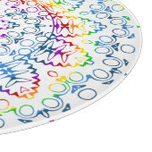 Planche À Découper Conception de motif de mandala arc-en-ciel (Coin)