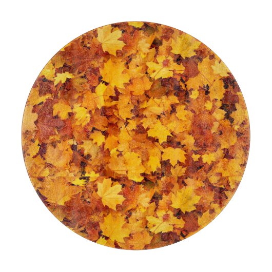 Planche À Découper Conception de Motif Maple Leaf (Devant)