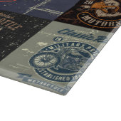 Planche À Découper Conception de moto (Coin)