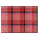 Planche À Découper Conception de tartan (Devant)
