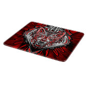 Planche À Découper Conception de totem tribal Haida Loup (Coin)