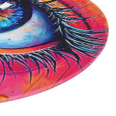 Planche À Découper Conception de vision à oeil vibreux (Coin)