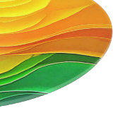 Planche À Découper Conception d'énergie de couleur abstraite (Coin)