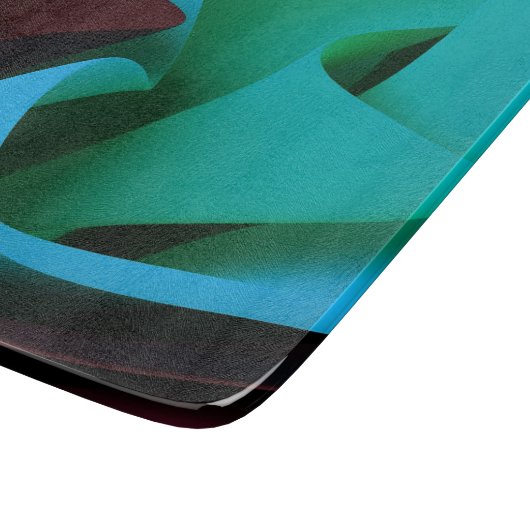 Planche À Découper Conception des mouvements de flux de rave (Coin)