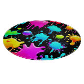 Planche À Découper Conception des puces de peinture néon (Coin)