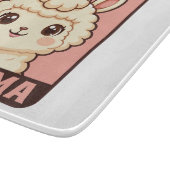 Planche À Découper Conception d'illustration de lama mignon (Coin)