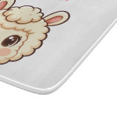 Planche À Découper Conception d'illustration de lama mignon (Coin)