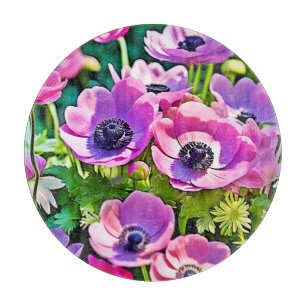 Planche À Découper Conception du mélange d'anémones de jardin