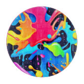 Planche À Découper Conception d'une partie de peinture dynamique (Devant)