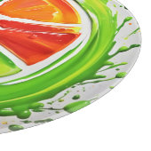 Planche À Découper Conception Éclaboussure de Citron (Coin)