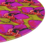 Planche À Découper Conception Florale Magenta Groovy (Coin)