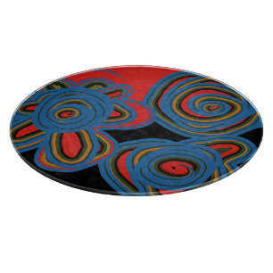 Planche À Découper Conception Florale Mexicaine-Américaine