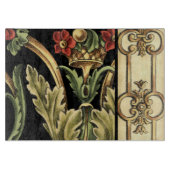 Planche À Découper Conception florale ornementale avec les frontières (Devant)