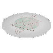 Planche À Découper Conception géométrique d'art abstrait (Coin)