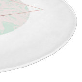 Planche À Découper Conception géométrique d'art abstrait (Coin)