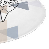 Planche À Découper Conception géométrique de hibou (Coin)