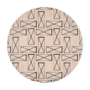 Planche À Découper Conception géométrique du rectangle X