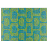 Planche À Découper Conception géométrique moderne du milieu du siècle (Devant)