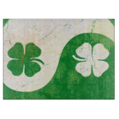 Planche À Découper Conception irlandaise de shamrock de Jour de la (Devant)