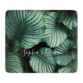 Planche À Découper Conception, nom ou texte d'une grande feuille clas (Devant)