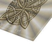 Planche À Découper Conception originale de noeud celtique d'or (Coin)