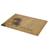 Planche À Découper Conception personnalisée d'île de palmier de (Coin)