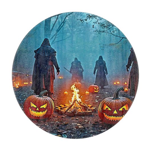 Planche À Découper Conception rituelle d'Halloween éffrayant (Devant)