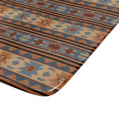 Planche À Découper Conception sud-ouest Adobe Grey Brown Tribal Motif (Coin)