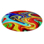 Planche À Découper Conception symphonique couleur Abstraite (Coin)