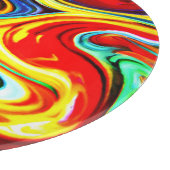 Planche À Découper Conception symphonique couleur Abstraite (Coin)