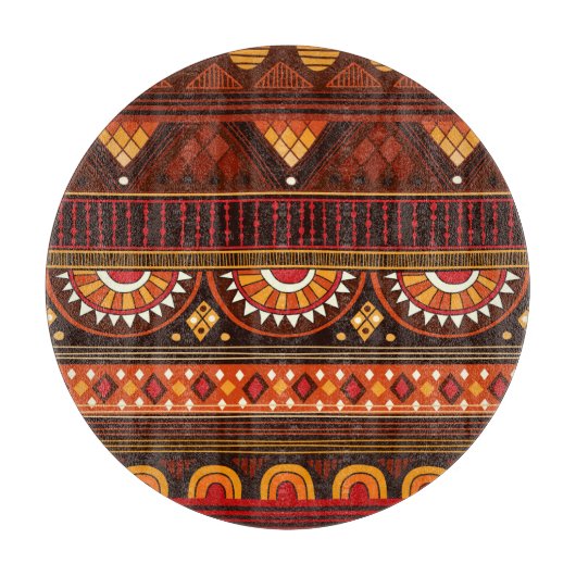 Planche À Découper Conception Tribal sans soudure pour diverses utili (Devant)