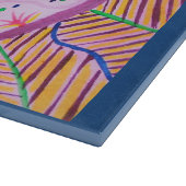 Planche À Découper Conception vibrante de mandala d'aquarelle avec le (Coin)