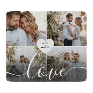 Planche À Découper Concevez votre propre amour Collage de photos