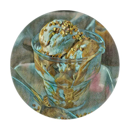 Planche À Découper Cône crème glacée d'été (Devant)