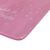 Planche À Découper Confetti en or rose (Coin)