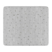 Planche À Découper Confetti gris argenté (Devant)