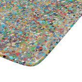 Planche À Découper Confetti's 6 x 7 Déco Glass Cutting Board (Coin)