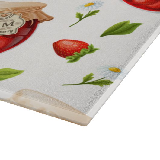 Planche À Découper Confiture aux fraises (Coin)